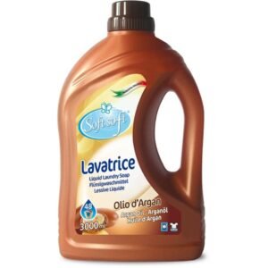 Soft Soft Lavatrice Olio d’Argan universalus skystas skalbiklis su arganų aliejumi, 3 l