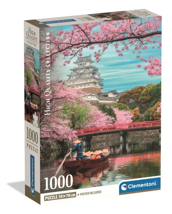 Clementoni „Himeji Castle in Spring“ dėlionė, 1000 detalių