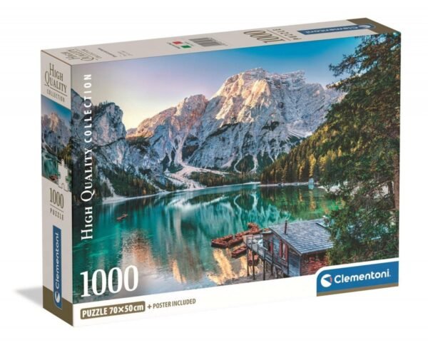 Clementoni „Emerald Lake Braies“ dėlionė, 1000 detalių