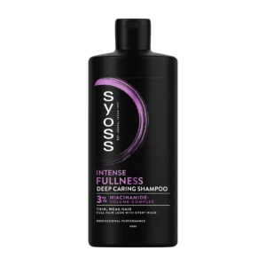 Syoss Intense Fullness apimties suteikiantis šampūnas, 440 ml